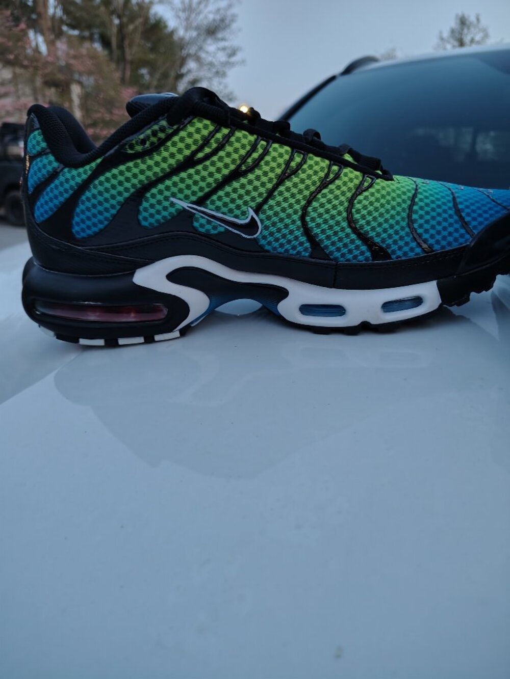 Nike Air Max Plus TN Racer Blue Volt FZ4628-001 Men Size 9.5 No Box